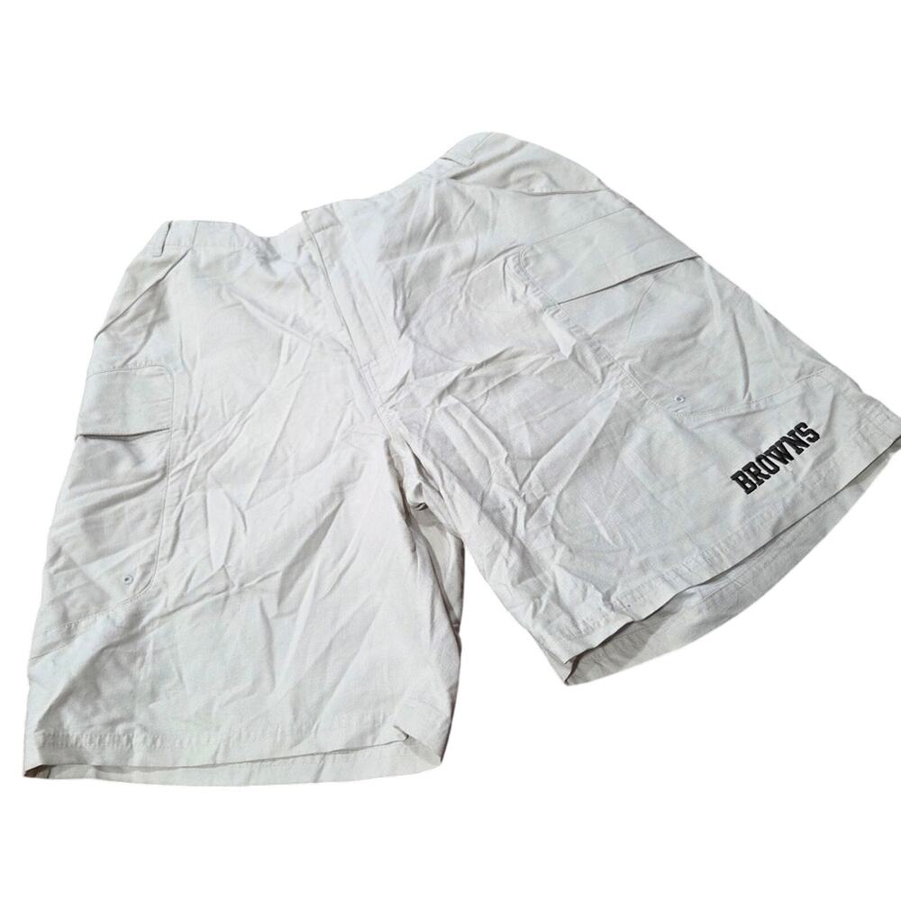 NFL Cleveland Browns Onfield Reebok Cargo Shorts Size Large